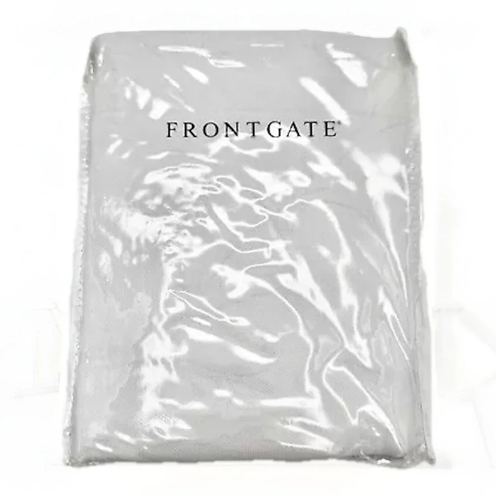 *New Frontgate Flourish Euro Sham Fog Grey 25